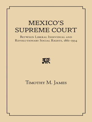 cover image of Mexico's Supreme Court